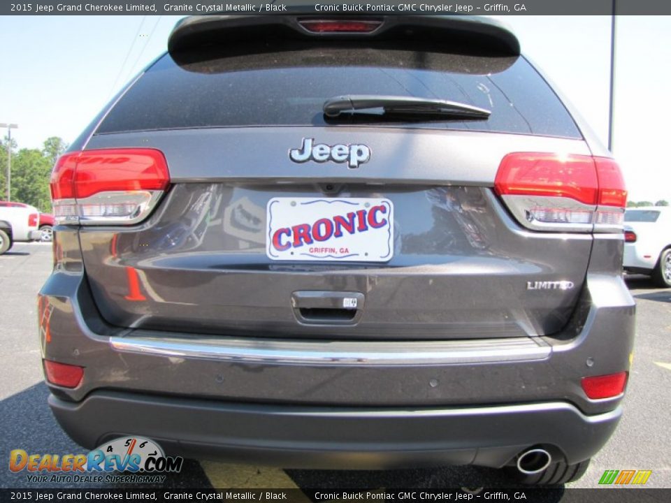 2015 Jeep Grand Cherokee Limited Granite Crystal Metallic / Black Photo #6