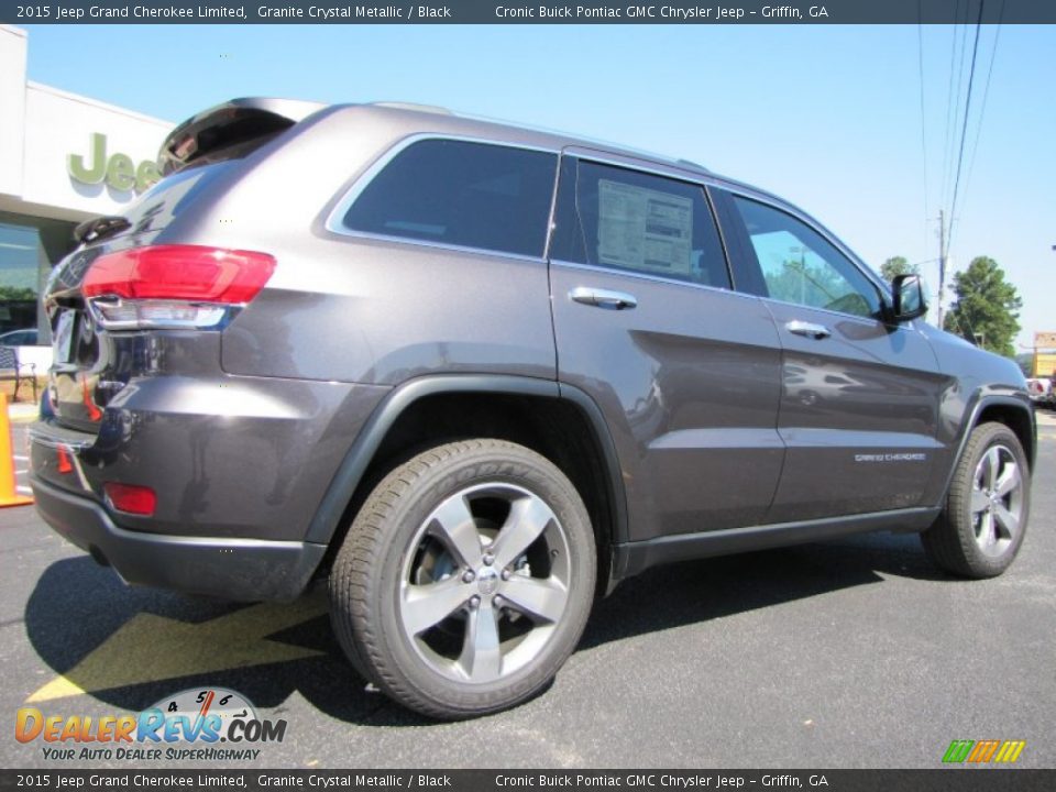 2015 Jeep Grand Cherokee Limited Granite Crystal Metallic / Black Photo #7