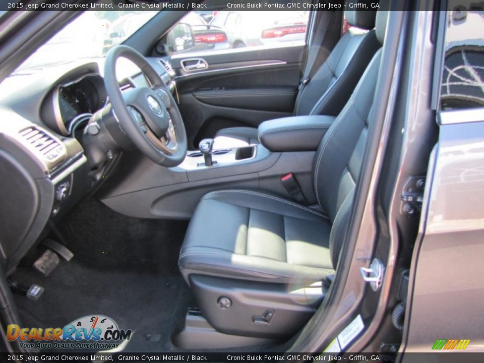 2015 Jeep Grand Cherokee Limited Granite Crystal Metallic / Black Photo #11