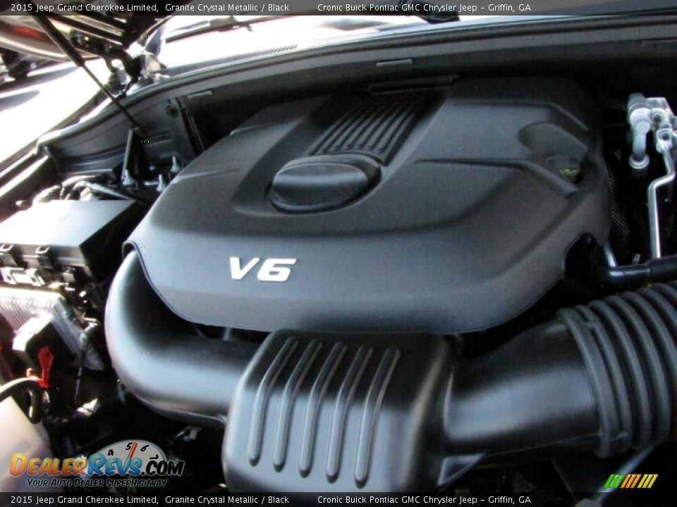 2015 Jeep Grand Cherokee Limited Granite Crystal Metallic / Black Photo #14