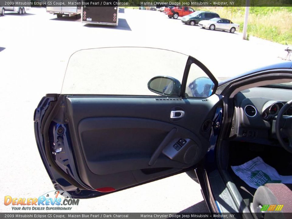 2009 Mitsubishi Eclipse GS Coupe Maizen Blue Pearl / Dark Charcoal Photo #16