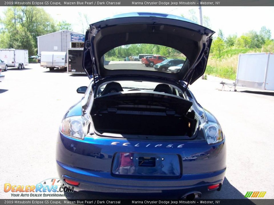 2009 Mitsubishi Eclipse GS Coupe Maizen Blue Pearl / Dark Charcoal Photo #17
