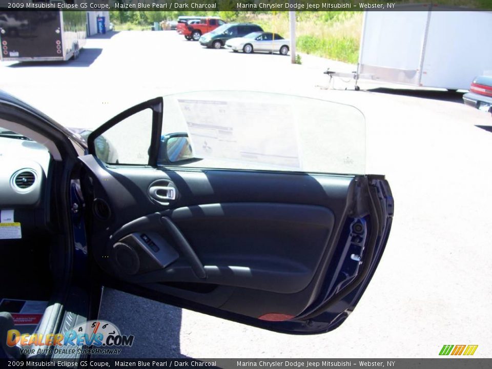 2009 Mitsubishi Eclipse GS Coupe Maizen Blue Pearl / Dark Charcoal Photo #19