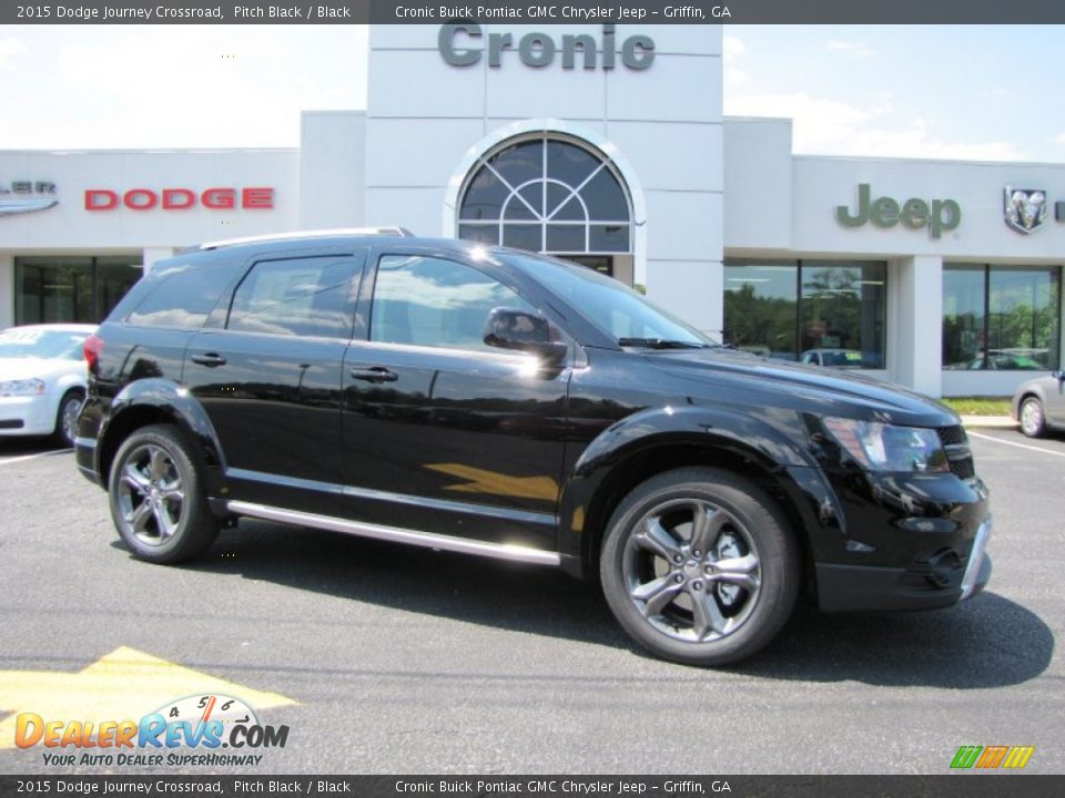 2015 Dodge Journey Crossroad Pitch Black / Black Photo #1