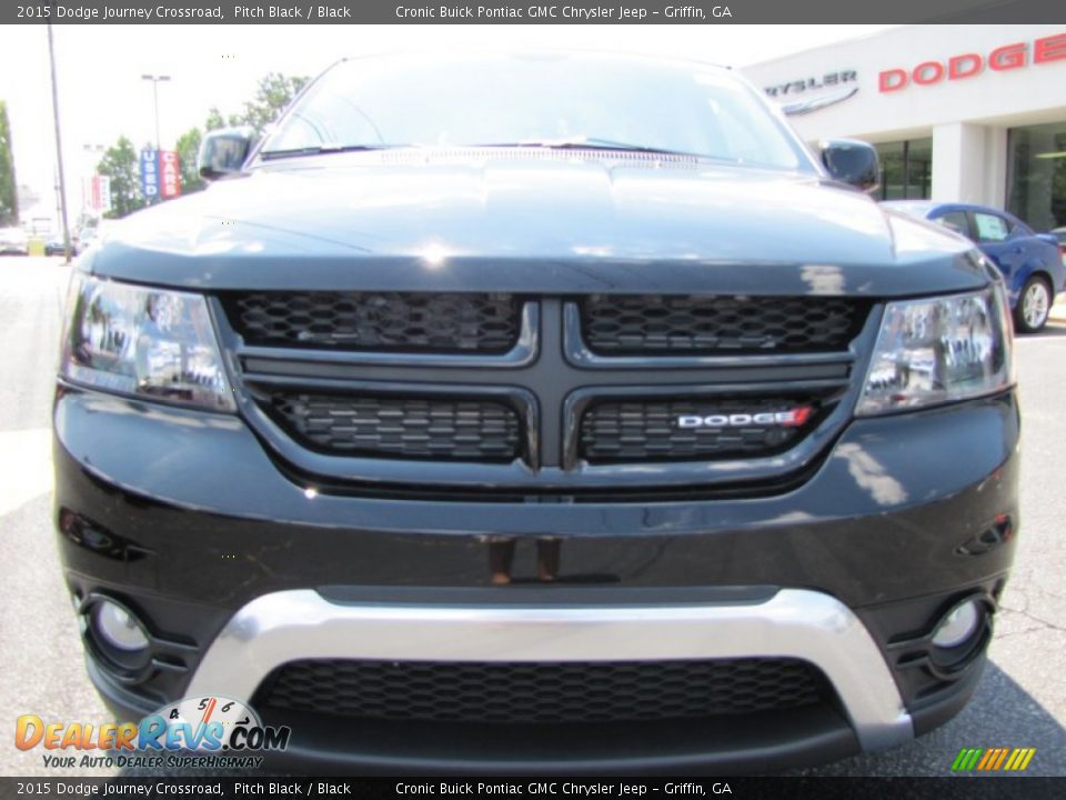 2015 Dodge Journey Crossroad Pitch Black / Black Photo #2