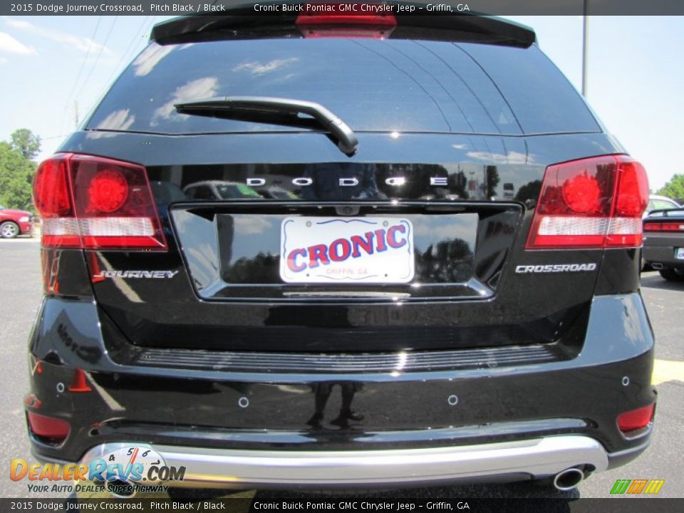 2015 Dodge Journey Crossroad Pitch Black / Black Photo #6