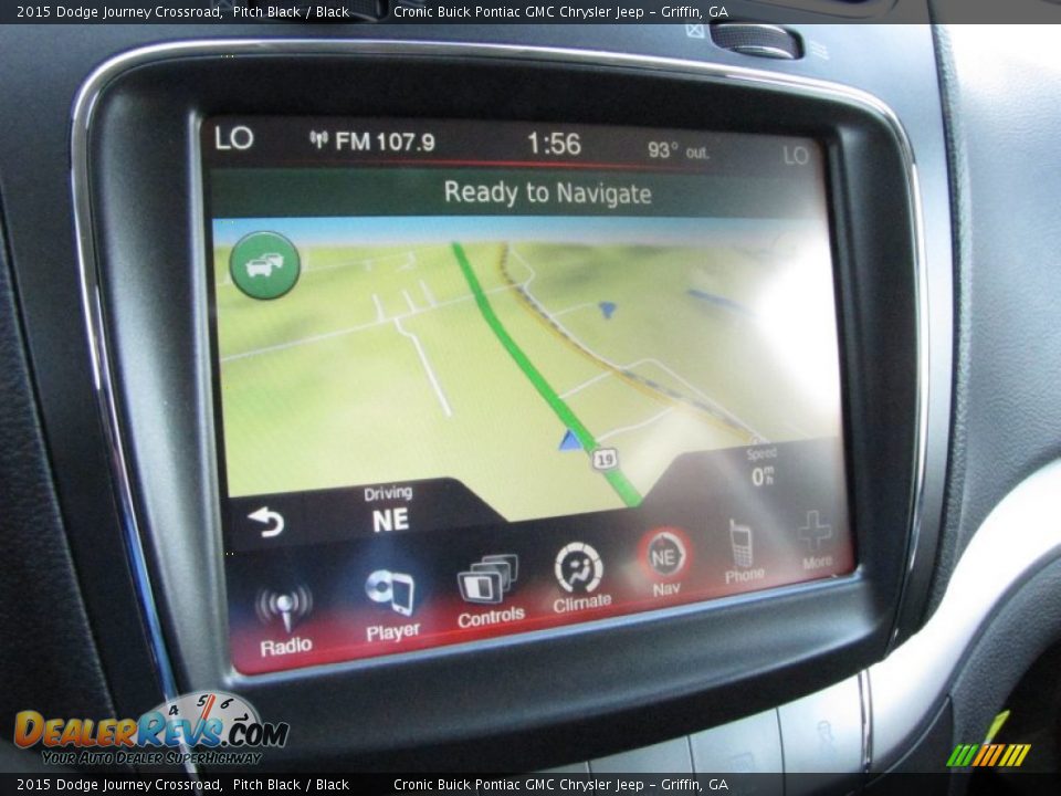 2015 Dodge Journey Crossroad Pitch Black / Black Photo #14