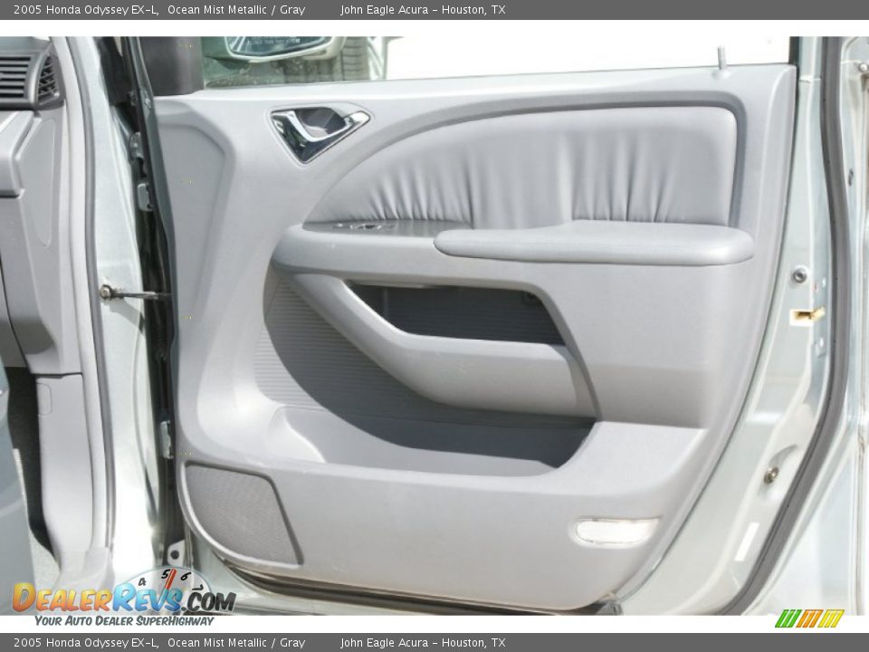 2005 Honda Odyssey EX-L Ocean Mist Metallic / Gray Photo #20