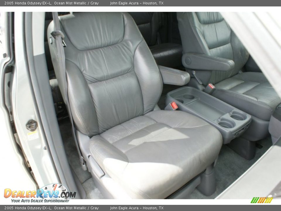 2005 Honda Odyssey EX-L Ocean Mist Metallic / Gray Photo #22