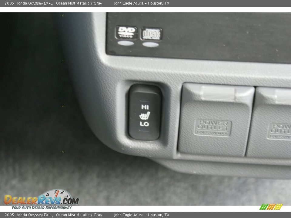 2005 Honda Odyssey EX-L Ocean Mist Metallic / Gray Photo #33