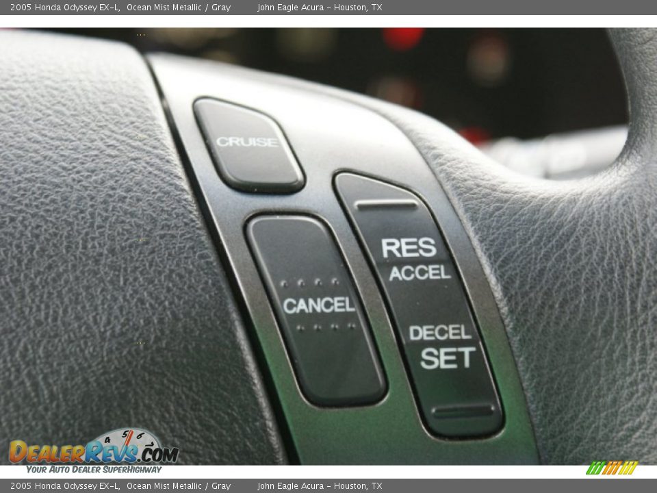 2005 Honda Odyssey EX-L Ocean Mist Metallic / Gray Photo #36
