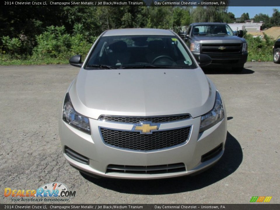 2014 Chevrolet Cruze LS Champagne Silver Metallic / Jet Black/Medium Titanium Photo #9