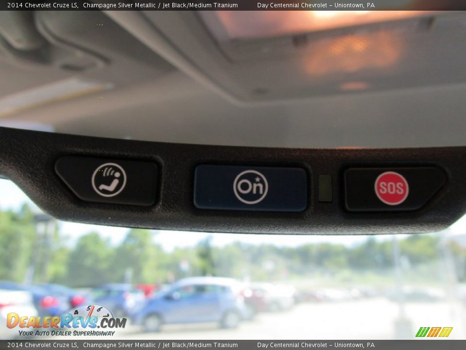 2014 Chevrolet Cruze LS Champagne Silver Metallic / Jet Black/Medium Titanium Photo #17