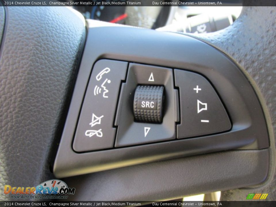 2014 Chevrolet Cruze LS Champagne Silver Metallic / Jet Black/Medium Titanium Photo #18