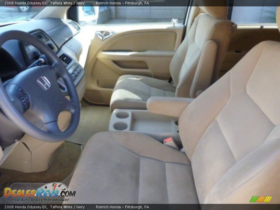 Ivory Interior - 2008 Honda Odyssey EX Photo #4