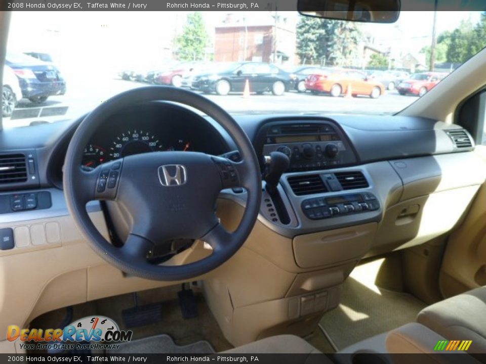 2008 Honda Odyssey EX Taffeta White / Ivory Photo #6