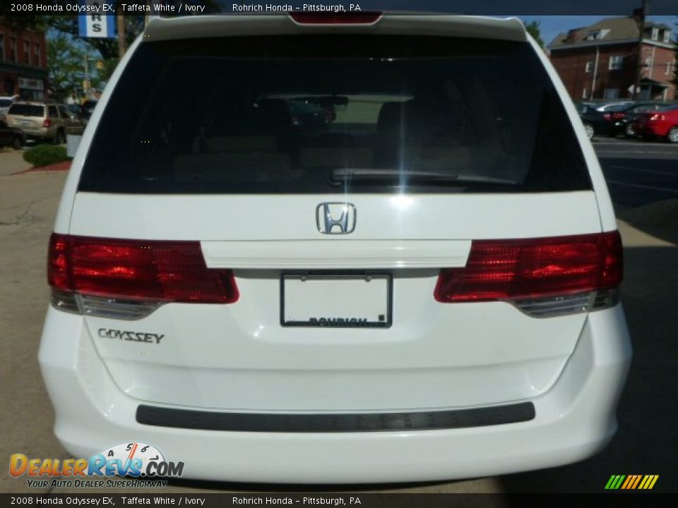 2008 Honda Odyssey EX Taffeta White / Ivory Photo #12