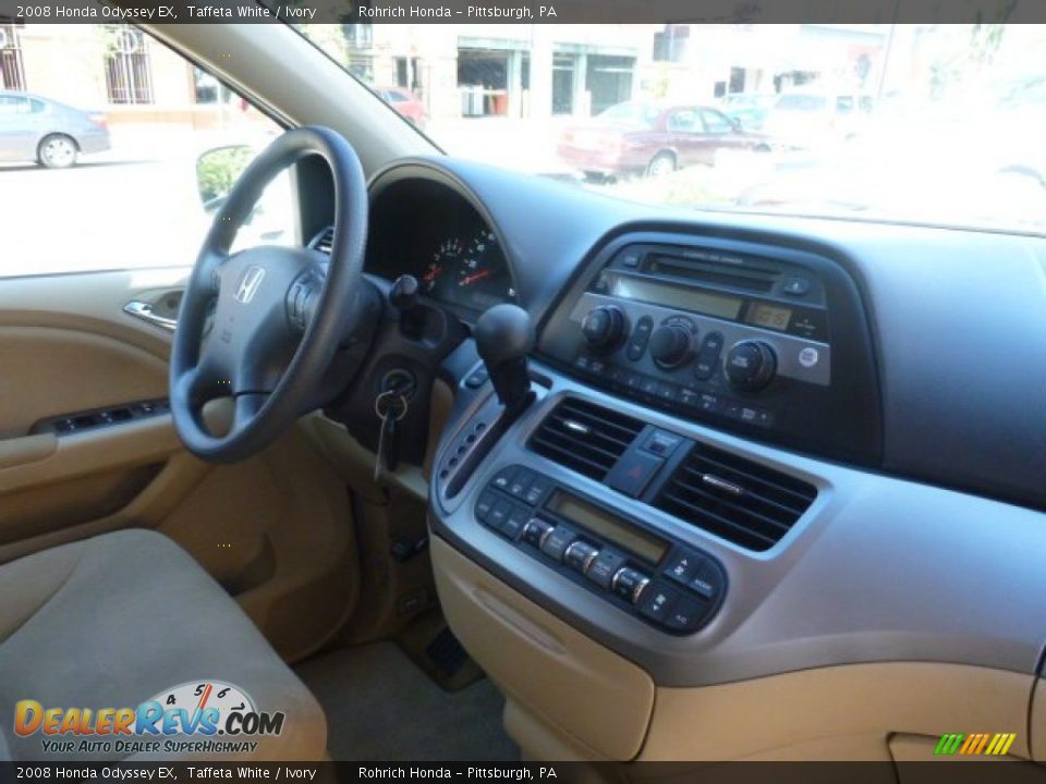 2008 Honda Odyssey EX Taffeta White / Ivory Photo #15