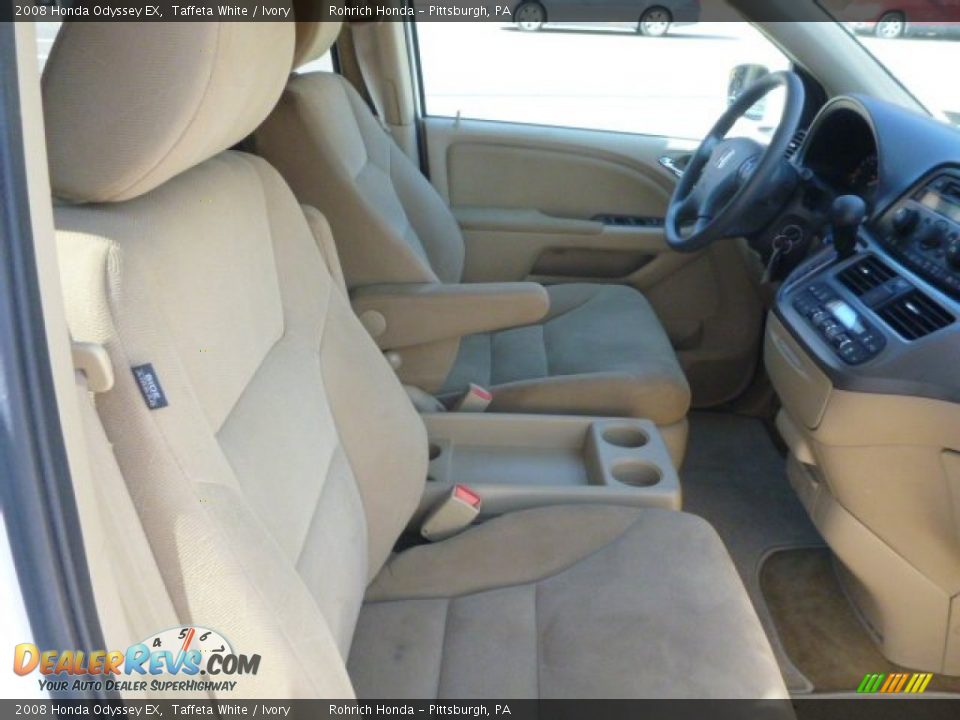 2008 Honda Odyssey EX Taffeta White / Ivory Photo #16
