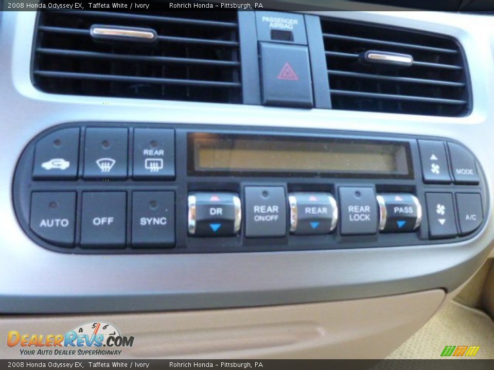 2008 Honda Odyssey EX Taffeta White / Ivory Photo #24