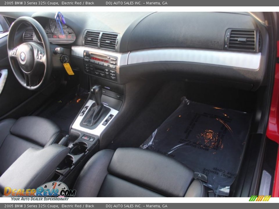 2005 BMW 3 Series 325i Coupe Electric Red / Black Photo #14