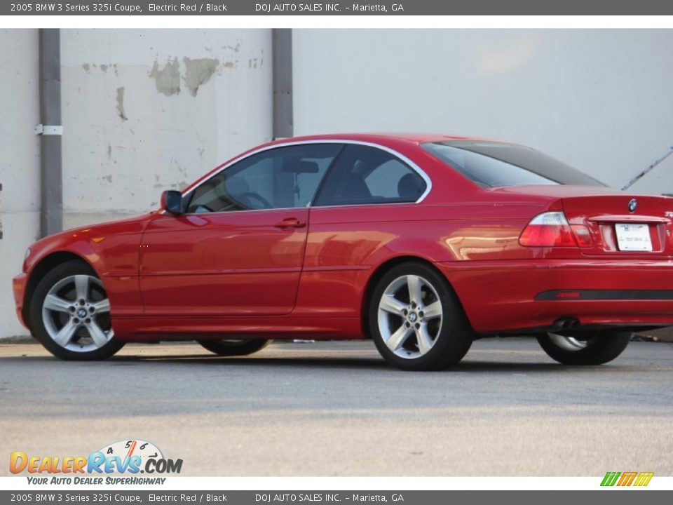 2005 BMW 3 Series 325i Coupe Electric Red / Black Photo #21