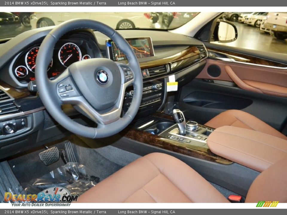 2014 BMW X5 xDrive35i Sparkling Brown Metallic / Terra Photo #6