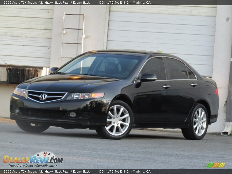 2006 Acura TSX Sedan Nighthawk Black Pearl / Ebony Black Photo #1