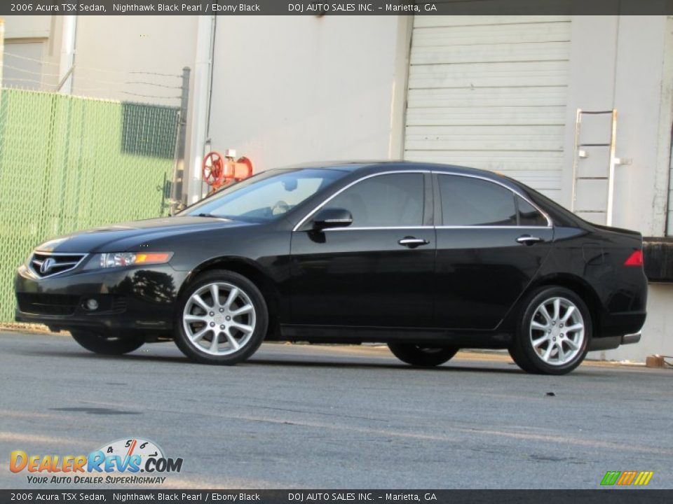 2006 Acura TSX Sedan Nighthawk Black Pearl / Ebony Black Photo #2
