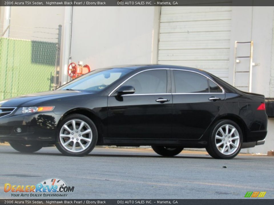 2006 Acura TSX Sedan Nighthawk Black Pearl / Ebony Black Photo #3