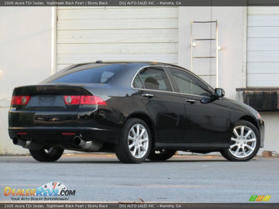 2006 Acura TSX Sedan Nighthawk Black Pearl / Ebony Black Photo #4