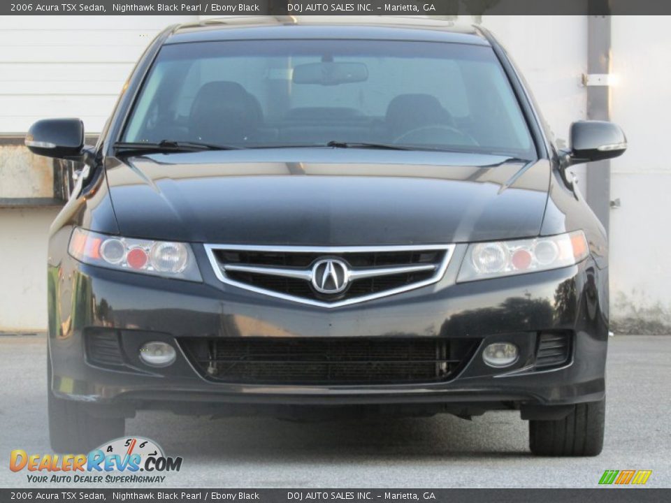 2006 Acura TSX Sedan Nighthawk Black Pearl / Ebony Black Photo #6