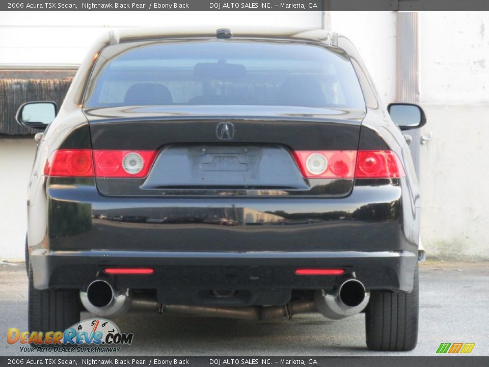 2006 Acura TSX Sedan Nighthawk Black Pearl / Ebony Black Photo #7