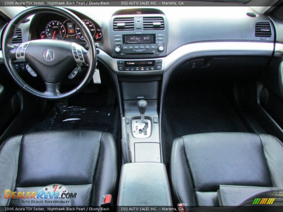 2006 Acura TSX Sedan Nighthawk Black Pearl / Ebony Black Photo #8