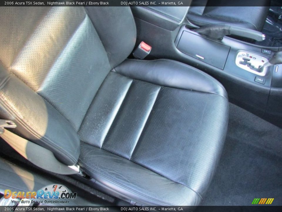 2006 Acura TSX Sedan Nighthawk Black Pearl / Ebony Black Photo #11