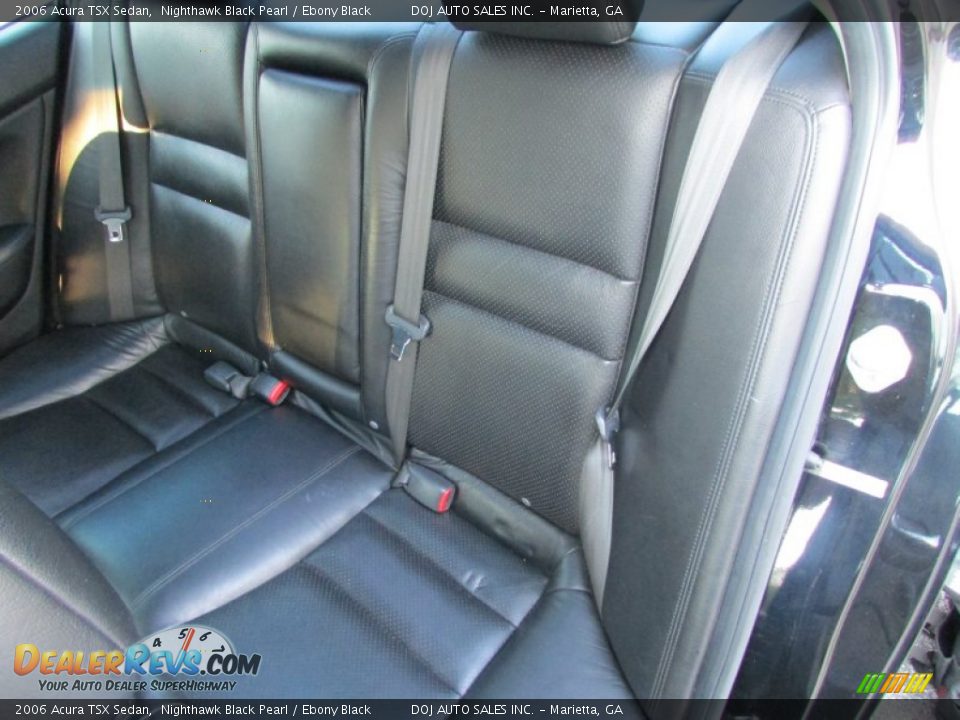 2006 Acura TSX Sedan Nighthawk Black Pearl / Ebony Black Photo #12