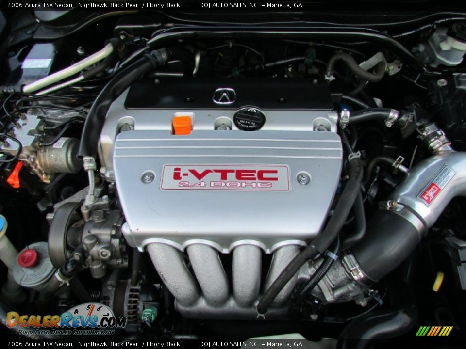 2006 Acura TSX Sedan Nighthawk Black Pearl / Ebony Black Photo #14