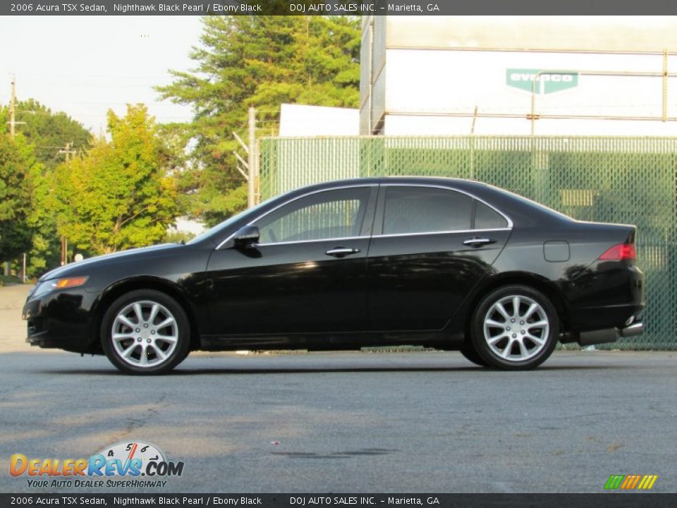 2006 Acura TSX Sedan Nighthawk Black Pearl / Ebony Black Photo #15