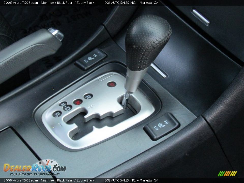2006 Acura TSX Sedan Nighthawk Black Pearl / Ebony Black Photo #16