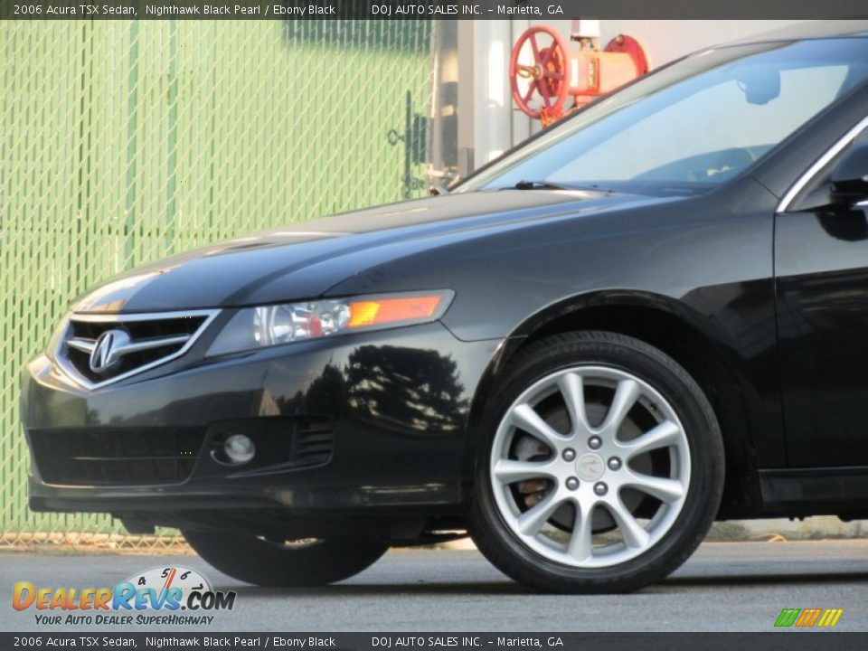 2006 Acura TSX Sedan Nighthawk Black Pearl / Ebony Black Photo #17