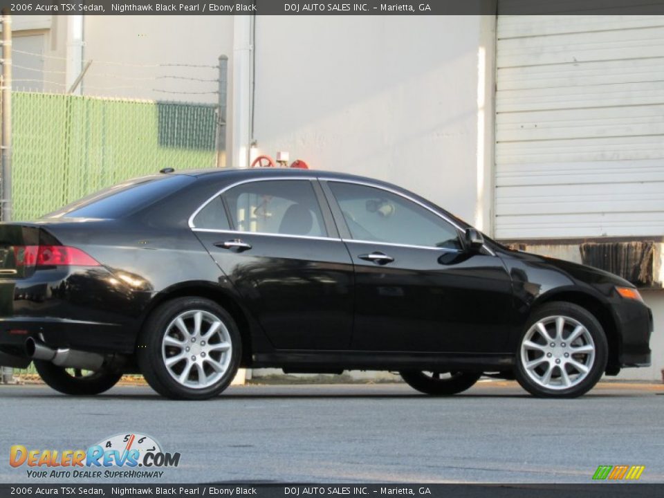 2006 Acura TSX Sedan Nighthawk Black Pearl / Ebony Black Photo #18