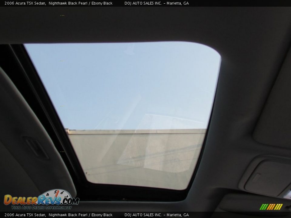 2006 Acura TSX Sedan Nighthawk Black Pearl / Ebony Black Photo #19