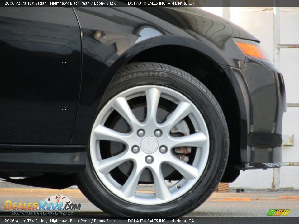 2006 Acura TSX Sedan Nighthawk Black Pearl / Ebony Black Photo #20