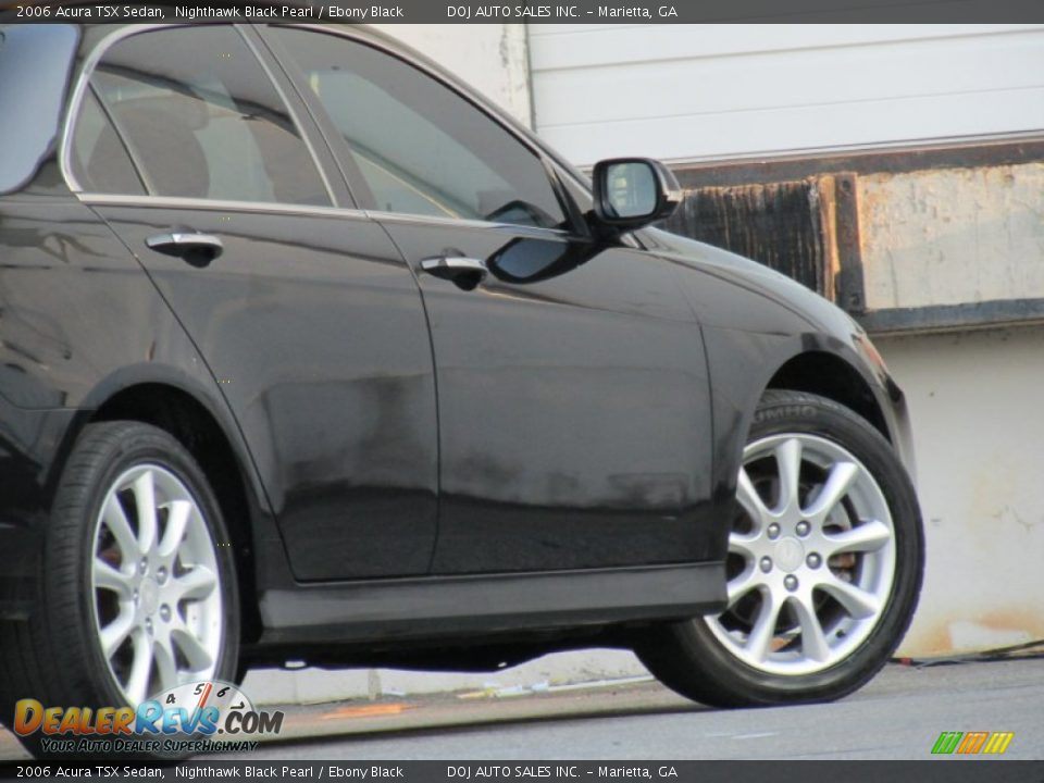 2006 Acura TSX Sedan Nighthawk Black Pearl / Ebony Black Photo #22