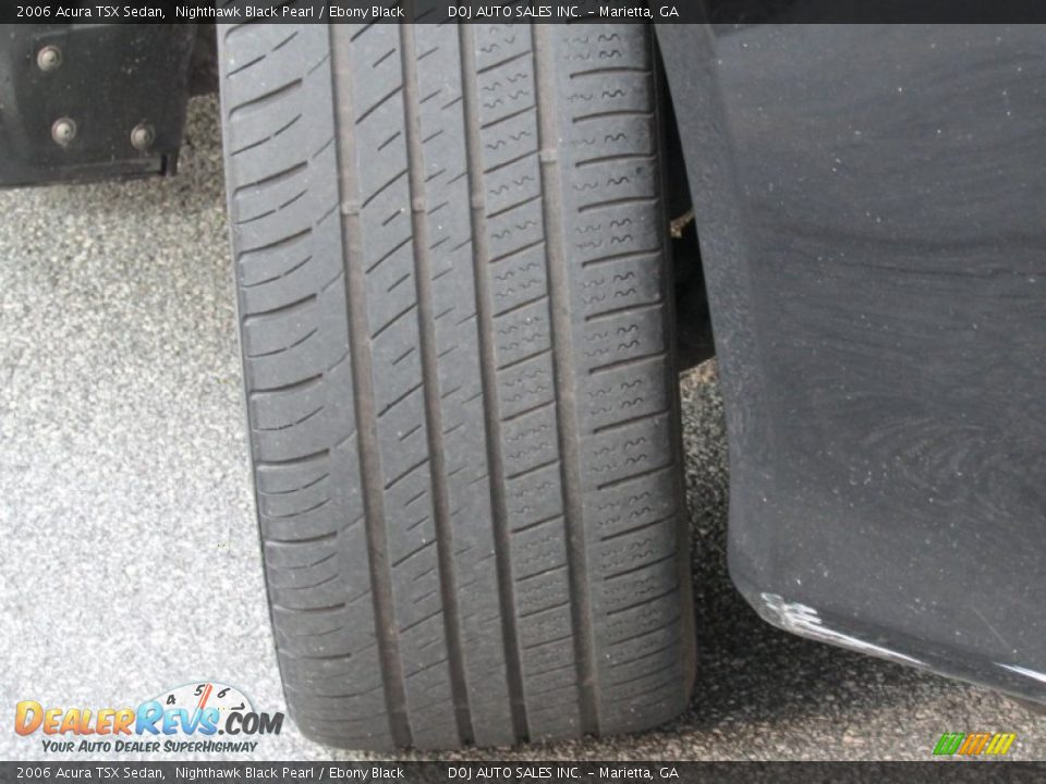 2006 Acura TSX Sedan Nighthawk Black Pearl / Ebony Black Photo #23