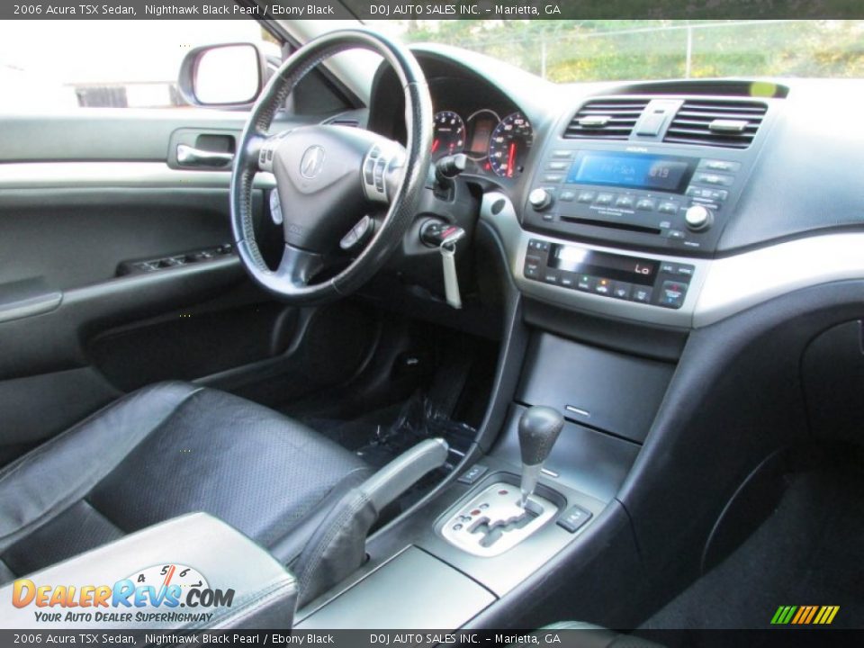 2006 Acura TSX Sedan Nighthawk Black Pearl / Ebony Black Photo #24