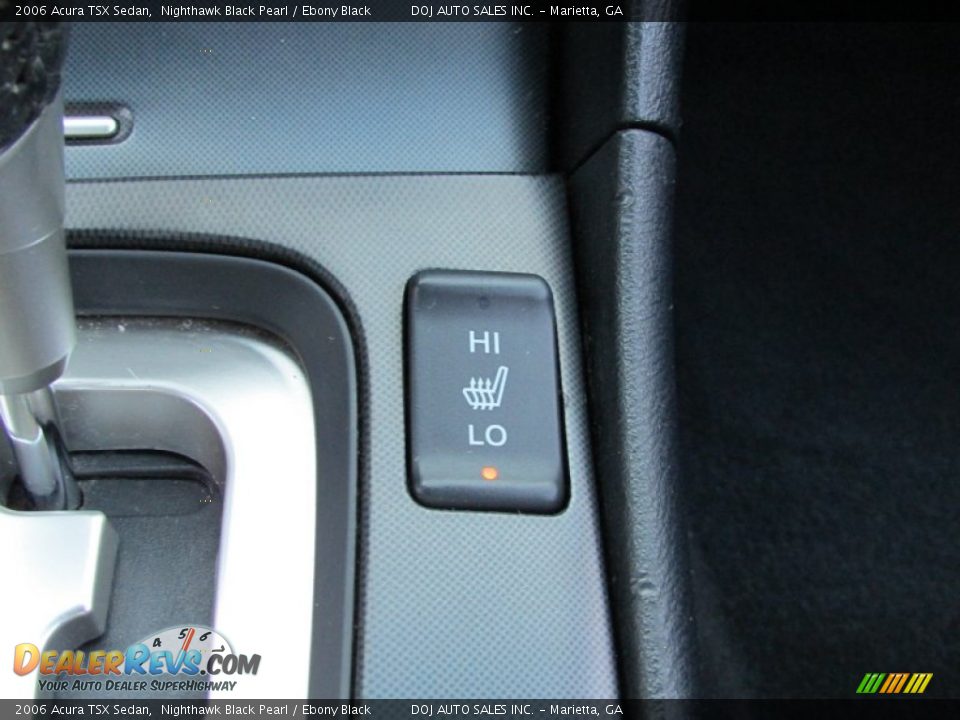 2006 Acura TSX Sedan Nighthawk Black Pearl / Ebony Black Photo #25