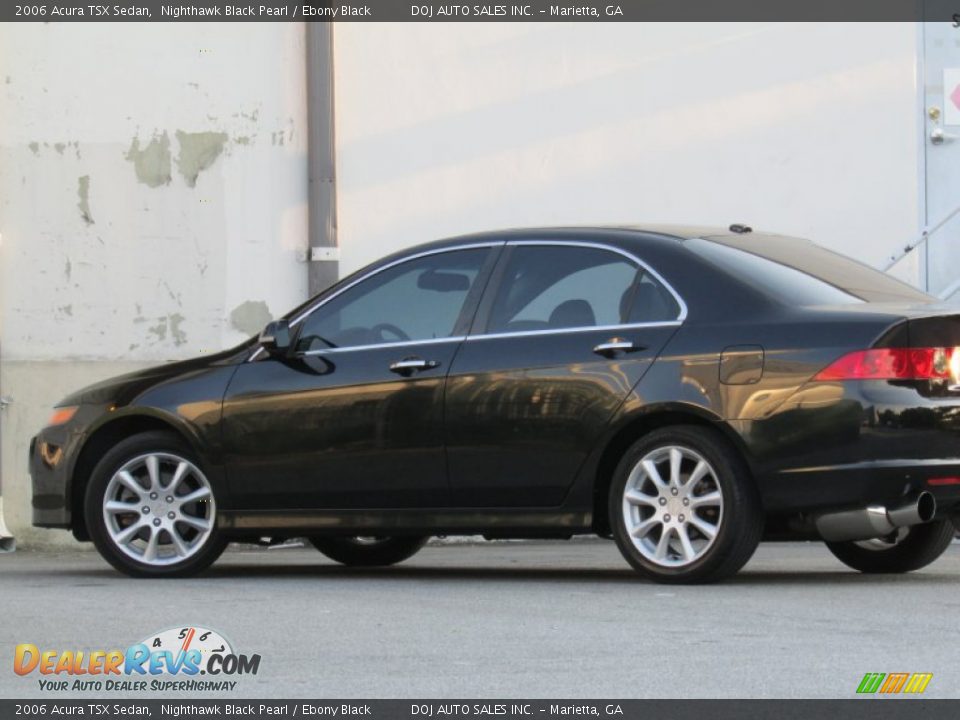2006 Acura TSX Sedan Nighthawk Black Pearl / Ebony Black Photo #26