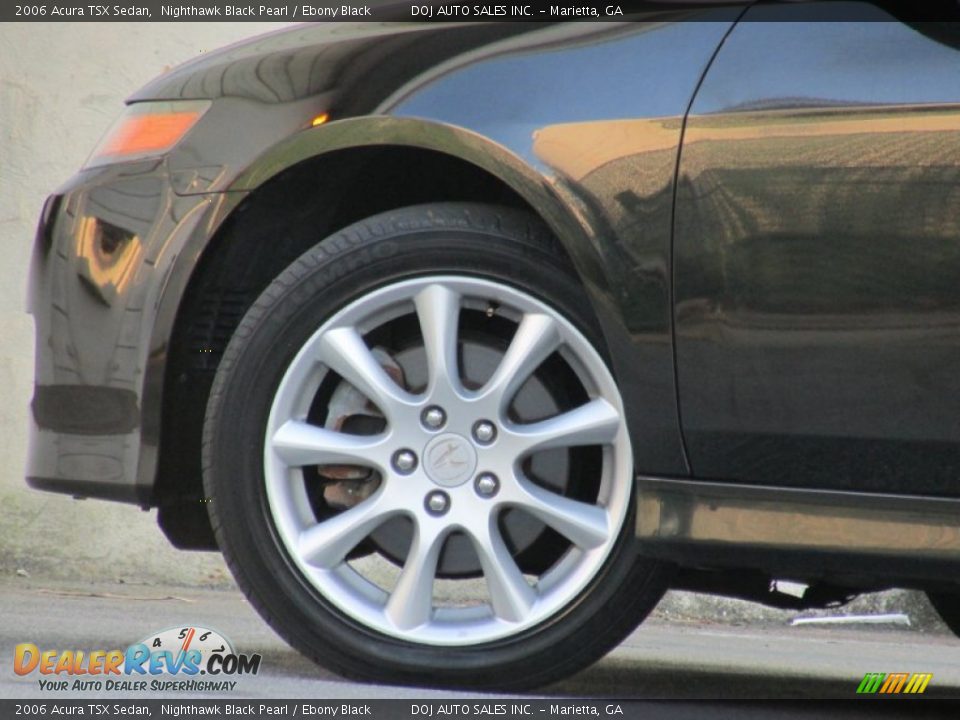 2006 Acura TSX Sedan Nighthawk Black Pearl / Ebony Black Photo #27