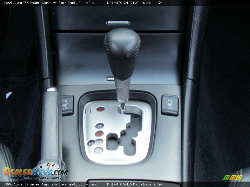 2006 Acura TSX Sedan Nighthawk Black Pearl / Ebony Black Photo #30